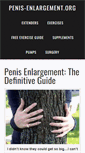 Mobile Screenshot of penis-enlargement.org