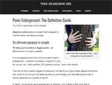 Tablet Screenshot of penis-enlargement.org